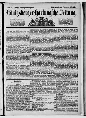 Königsberger Hartungsche Zeitung vom 06.01.1897