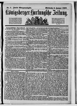 Königsberger Hartungsche Zeitung on Jan 6, 1897