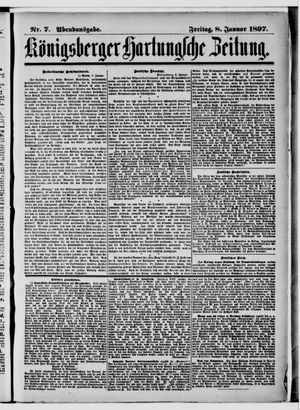 Königsberger Hartungsche Zeitung vom 08.01.1897