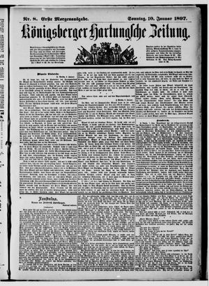 Königsberger Hartungsche Zeitung vom 10.01.1897
