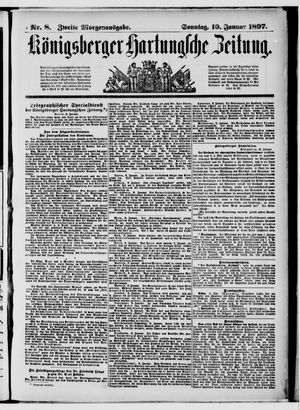 Königsberger Hartungsche Zeitung vom 10.01.1897
