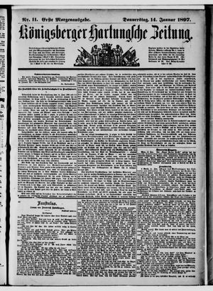 Königsberger Hartungsche Zeitung vom 14.01.1897