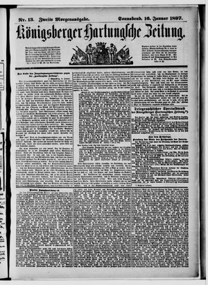 Königsberger Hartungsche Zeitung on Jan 16, 1897