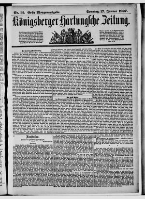 Königsberger Hartungsche Zeitung vom 17.01.1897