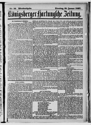 Königsberger Hartungsche Zeitung vom 19.01.1897