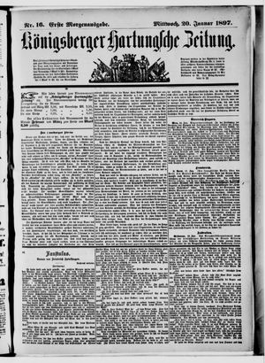 Königsberger Hartungsche Zeitung vom 20.01.1897