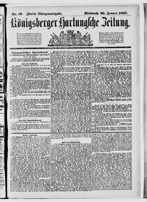 Königsberger Hartungsche Zeitung on Jan 20, 1897
