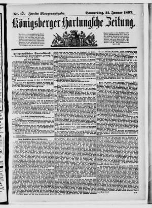 Königsberger Hartungsche Zeitung vom 21.01.1897