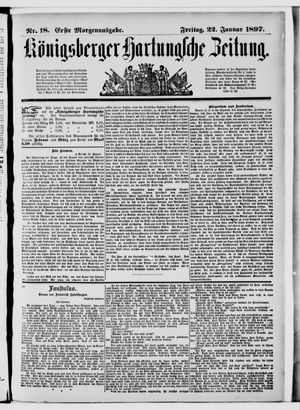 Königsberger Hartungsche Zeitung on Jan 22, 1897