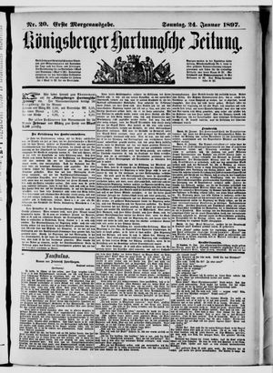 Königsberger Hartungsche Zeitung vom 24.01.1897