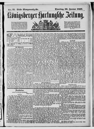 Königsberger Hartungsche Zeitung vom 26.01.1897