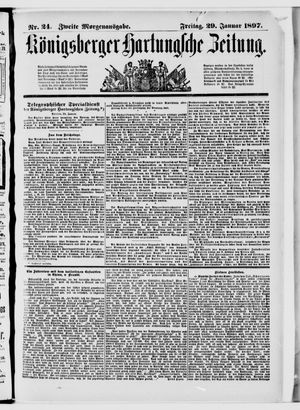 Königsberger Hartungsche Zeitung on Jan 29, 1897