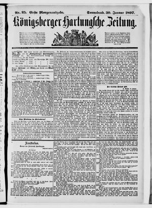 Königsberger Hartungsche Zeitung on Jan 30, 1897