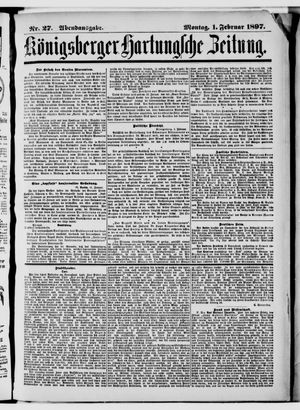 Königsberger Hartungsche Zeitung vom 01.02.1897