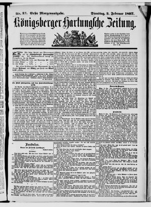 Königsberger Hartungsche Zeitung vom 02.02.1897