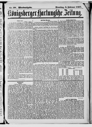 Königsberger Hartungsche Zeitung vom 02.02.1897