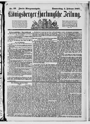 Königsberger Hartungsche Zeitung vom 04.02.1897