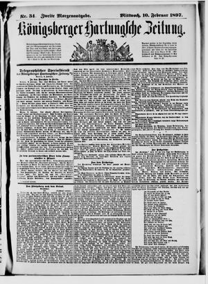 Königsberger Hartungsche Zeitung vom 10.02.1897