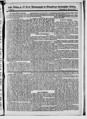 Königsberger Hartungsche Zeitung vom 11.02.1897