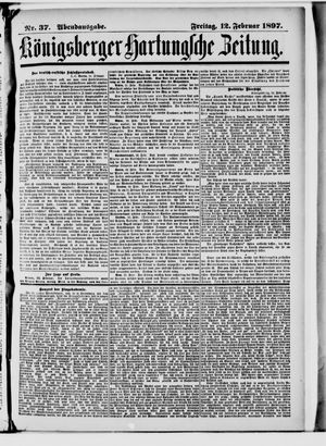 Königsberger Hartungsche Zeitung vom 12.02.1897