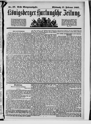 Königsberger Hartungsche Zeitung vom 17.02.1897