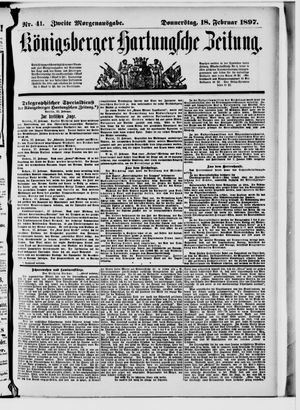 Königsberger Hartungsche Zeitung vom 18.02.1897