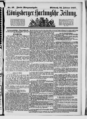 Königsberger Hartungsche Zeitung vom 24.02.1897