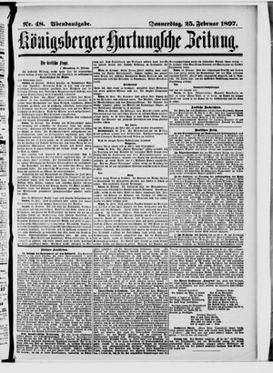 Königsberger Hartungsche Zeitung vom 25.02.1897