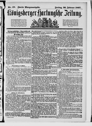 Königsberger Hartungsche Zeitung vom 26.02.1897