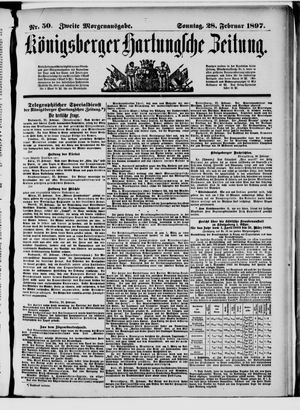 Königsberger Hartungsche Zeitung vom 28.02.1897