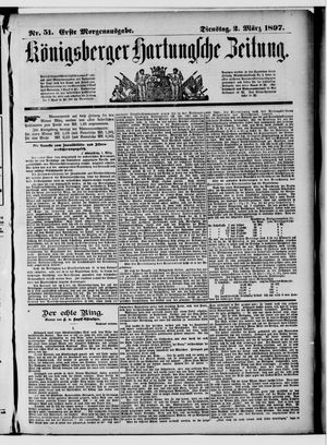 Königsberger Hartungsche Zeitung on Mar 2, 1897