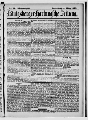 Königsberger Hartungsche Zeitung vom 04.03.1897