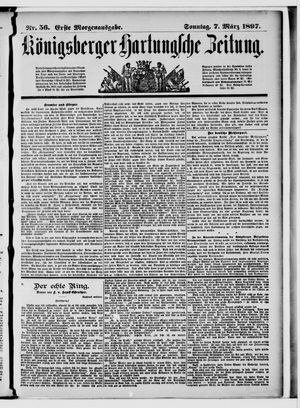 Königsberger Hartungsche Zeitung on Mar 7, 1897