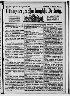 Königsberger Hartungsche Zeitung vom 07.03.1897