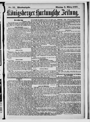 Königsberger Hartungsche Zeitung vom 08.03.1897