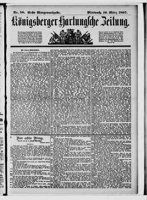 Königsberger Hartungsche Zeitung vom 10.03.1897