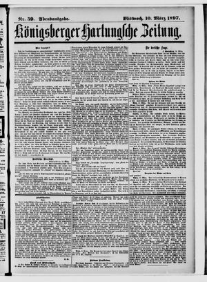 Königsberger Hartungsche Zeitung vom 10.03.1897