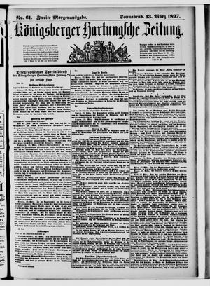 Königsberger Hartungsche Zeitung vom 13.03.1897