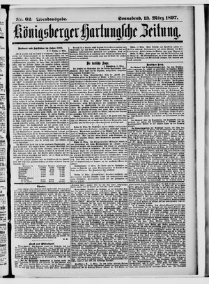 Königsberger Hartungsche Zeitung vom 13.03.1897