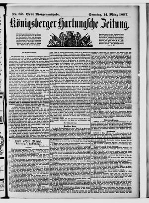 Königsberger Hartungsche Zeitung vom 14.03.1897