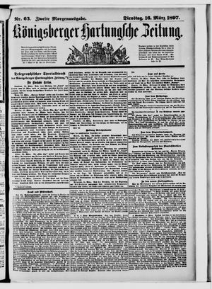 Königsberger Hartungsche Zeitung vom 16.03.1897