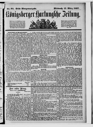 Königsberger Hartungsche Zeitung vom 17.03.1897