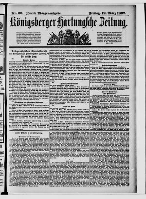 Königsberger Hartungsche Zeitung vom 19.03.1897