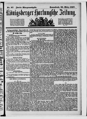 Königsberger Hartungsche Zeitung vom 20.03.1897