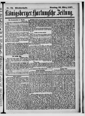 Königsberger Hartungsche Zeitung vom 23.03.1897