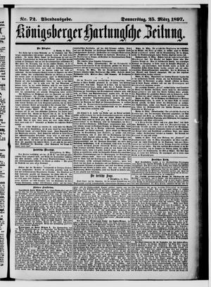 Königsberger Hartungsche Zeitung vom 25.03.1897