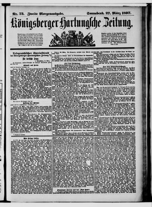 Königsberger Hartungsche Zeitung on Mar 27, 1897