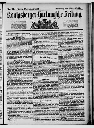 Königsberger Hartungsche Zeitung vom 28.03.1897