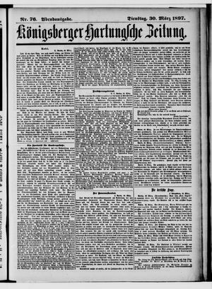 Königsberger Hartungsche Zeitung vom 30.03.1897