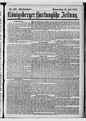 Königsberger Hartungsche Zeitung vom 15.07.1897